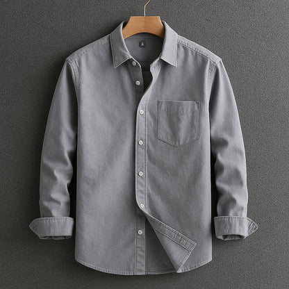 Classic relaxed everyday shirt for men | Elmor -2