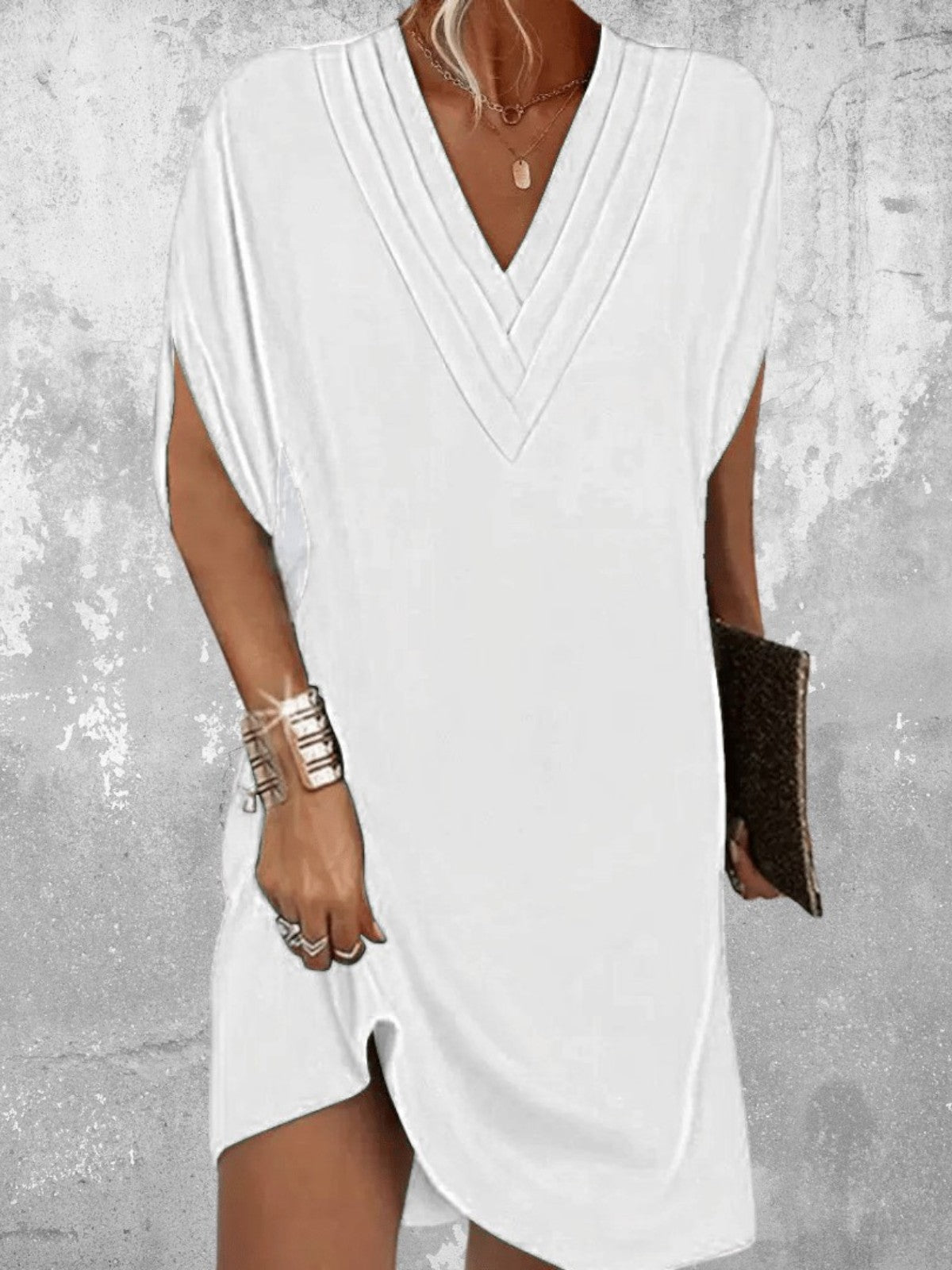 Sheer Effortless elegance shift dress for women | Mia