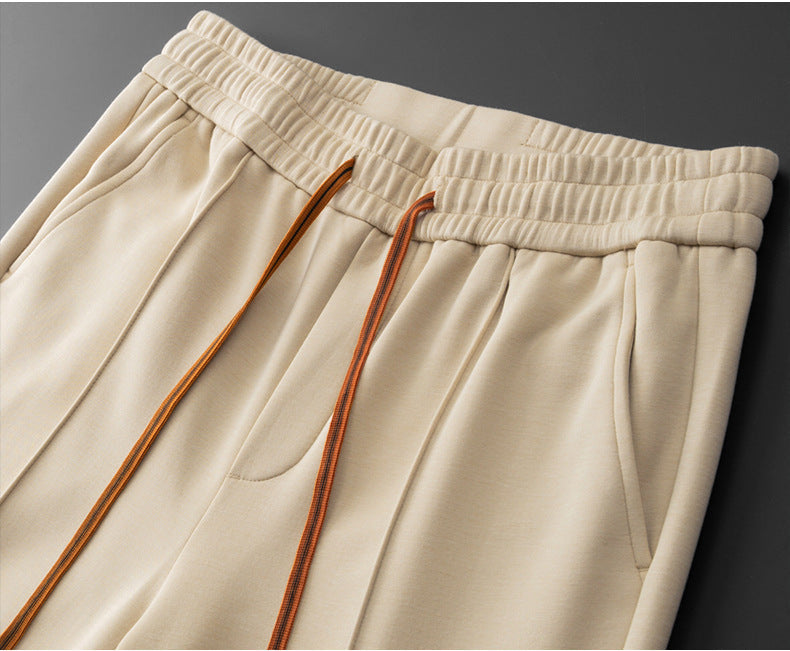 Two-piece lounge set with straight-leg trousers for men | Cade -9