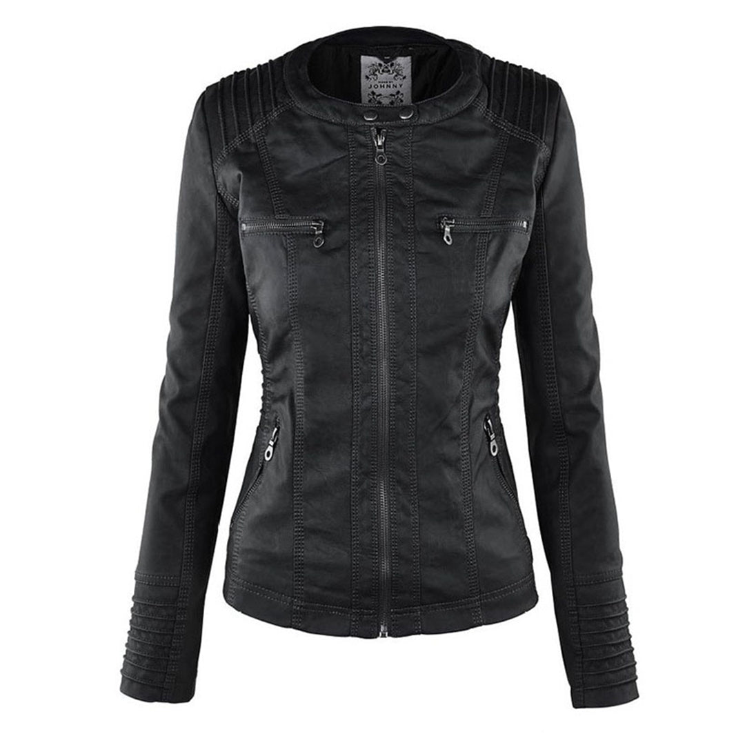 Durable elegant leather jacket for women | Sophie -8