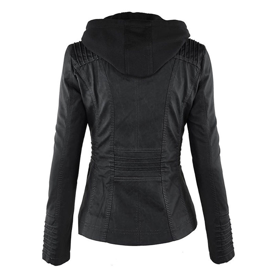 Durable elegant leather jacket for women | Sophie -9