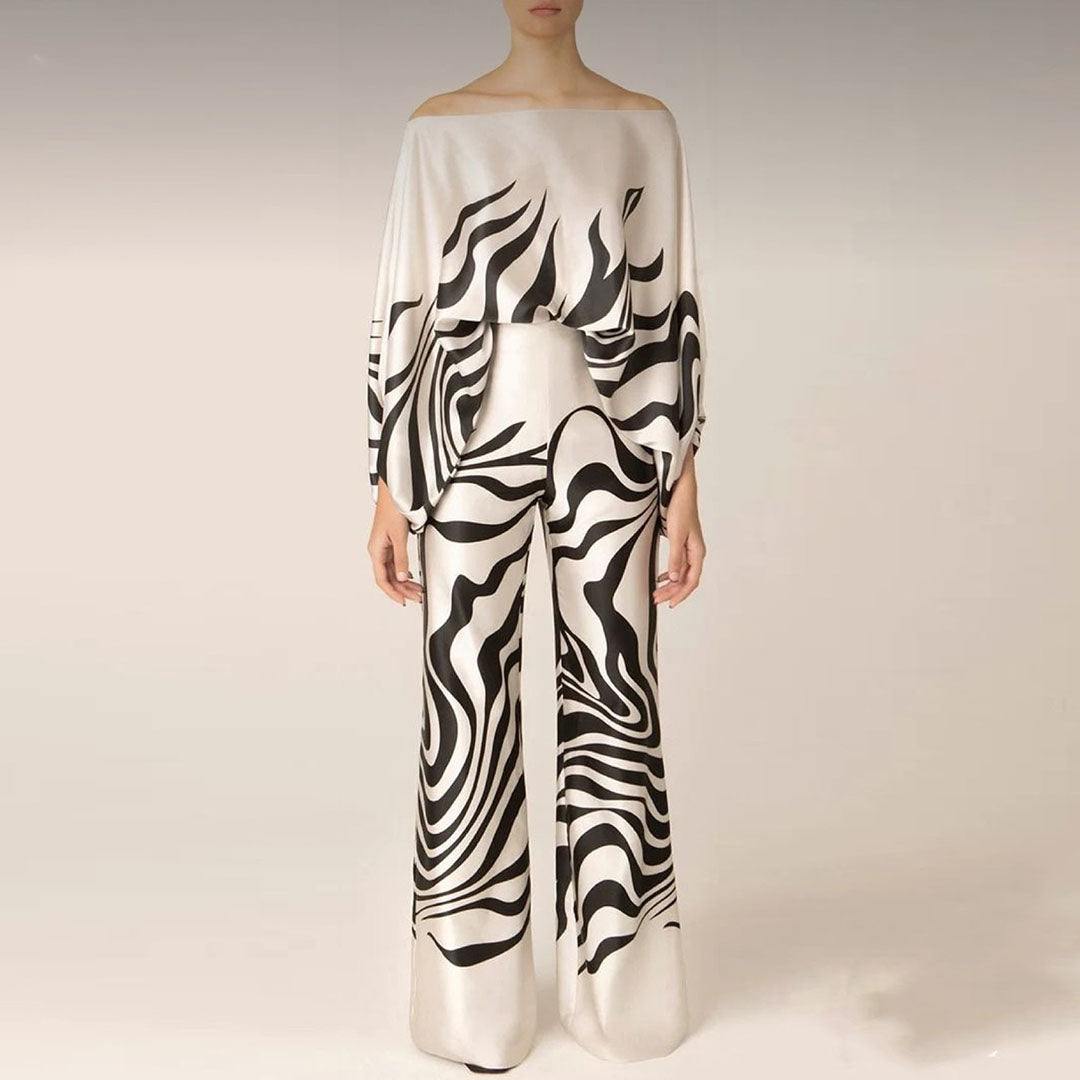 Chic summer relaxed two-piece set for women -6