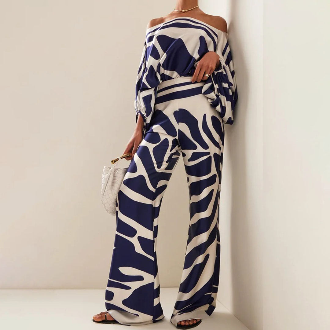 Chic summer relaxed two-piece set for women -5