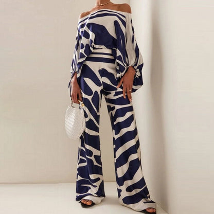 Chic summer relaxed two-piece set for women -11