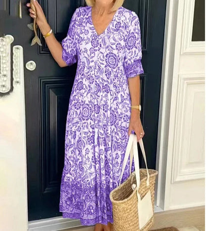 Striking Bohemian maxi dress for women | Radiance