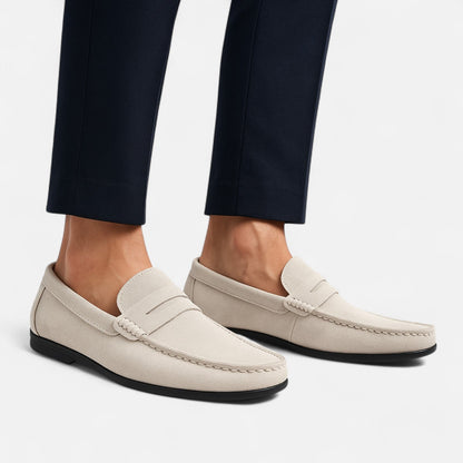 Understated Casual flat sole shoes with soft inner lining for men | Nolan