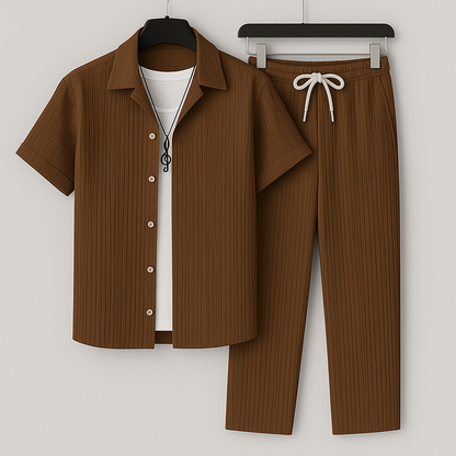 Relaxed linen everyday co-ord set for women -3