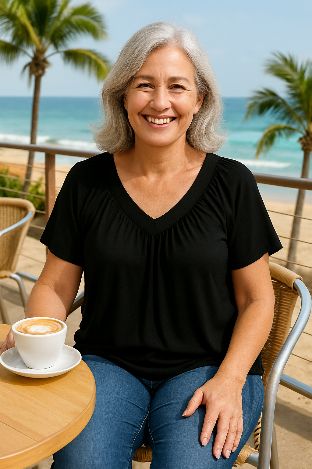 Hooked Luxe comfort top for women | Maris