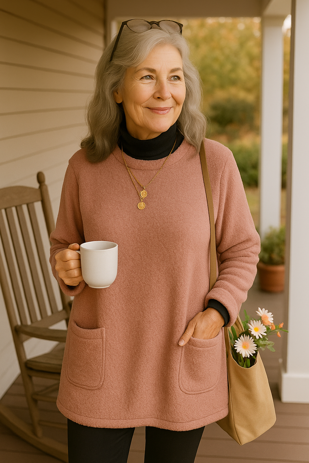 Toasty Comfort teddy fleece sweater for women | Lucy