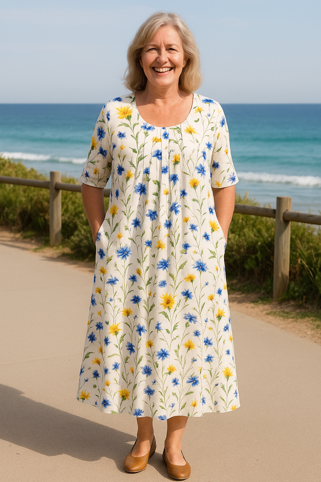 Serene Elegant flow dress for women | Ivryrose