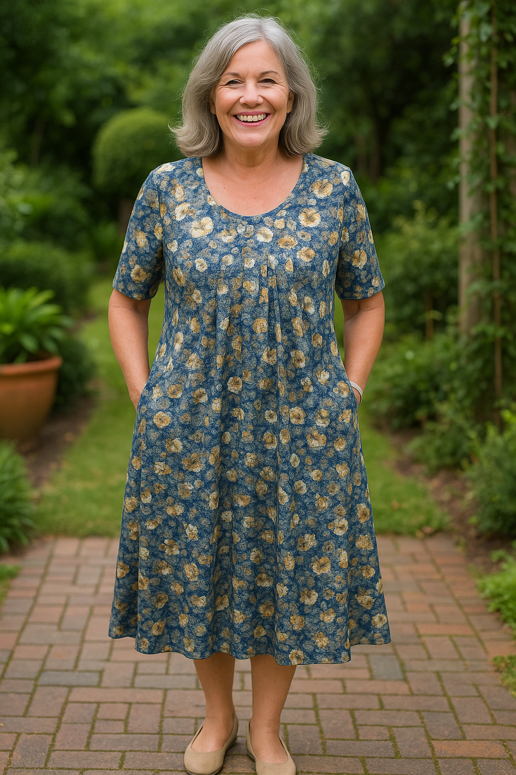 Serene Elegant flow dress for women | Ivryrose