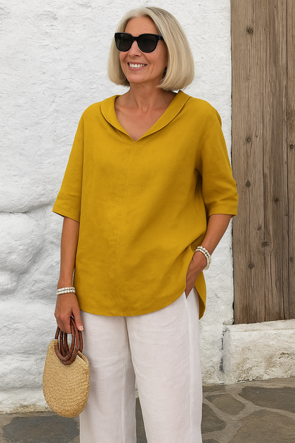 Breathable Effortlessly flattering blouse for women | Marena