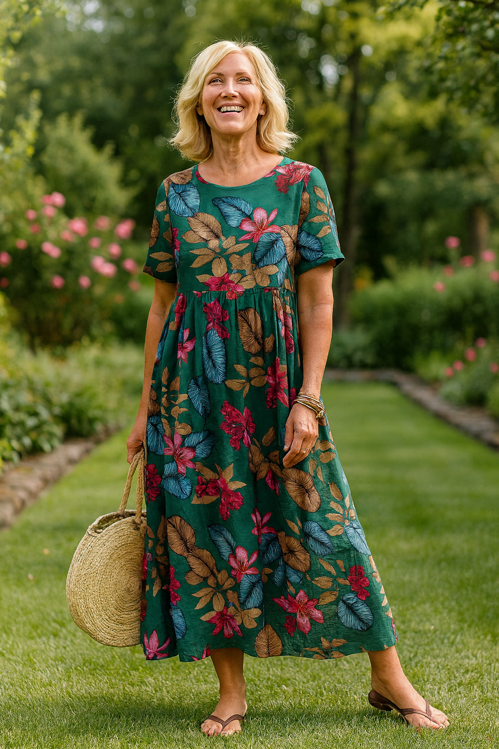 Breezy Floral maxi dress for women | Masie