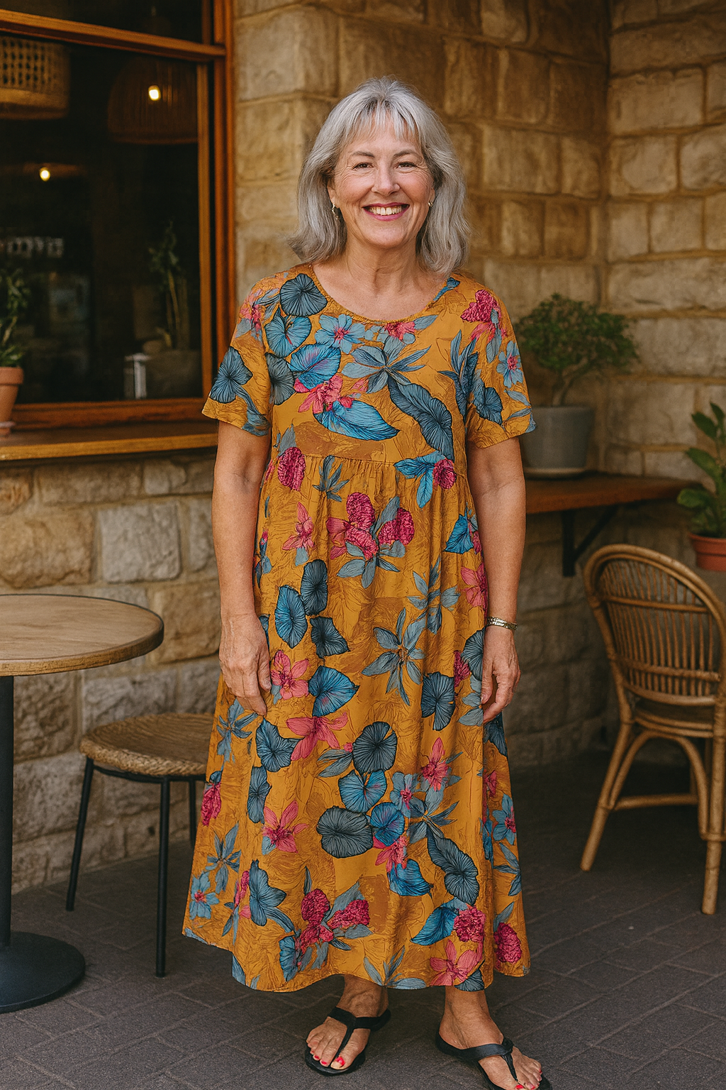Breezy Floral maxi dress for women | Masie