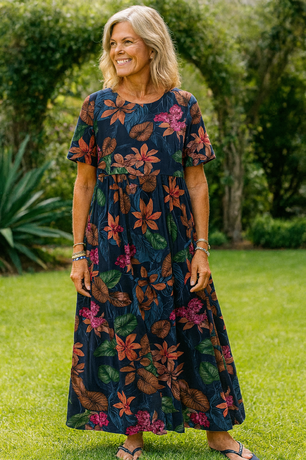 Breezy Floral maxi dress for women | Masie