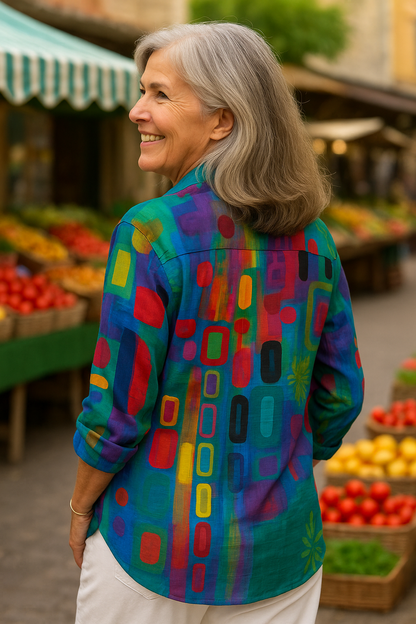 Smocked Edna for women | Artistic blouse