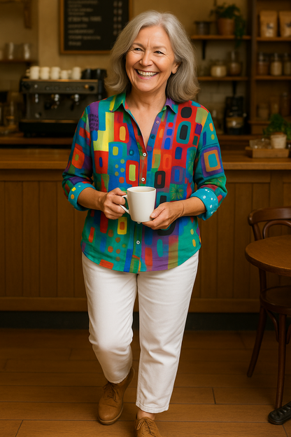 Smocked Edna for women | Artistic blouse