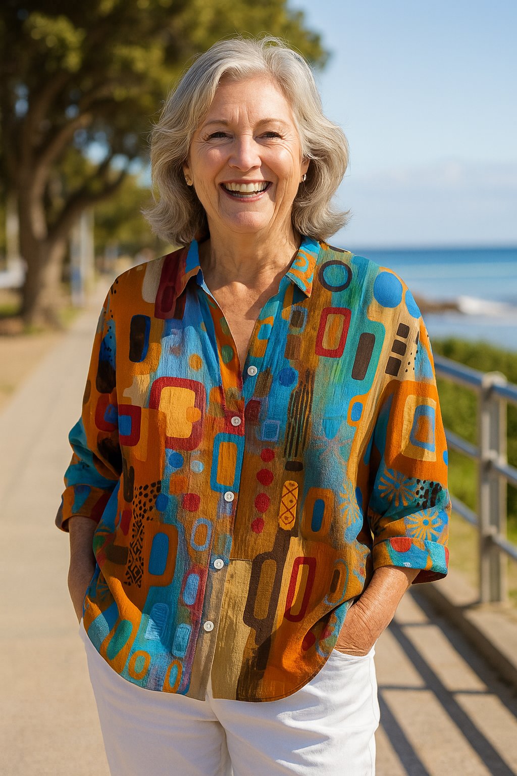 Smocked Edna for women | Artistic blouse
