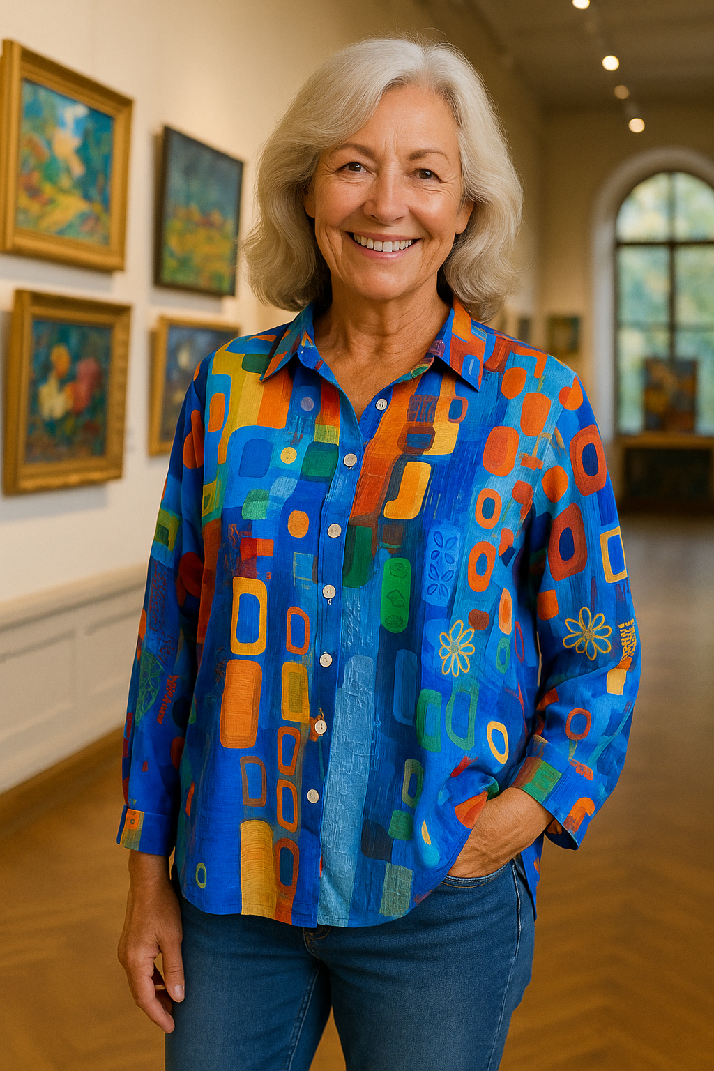 Smocked Edna for women | Artistic blouse