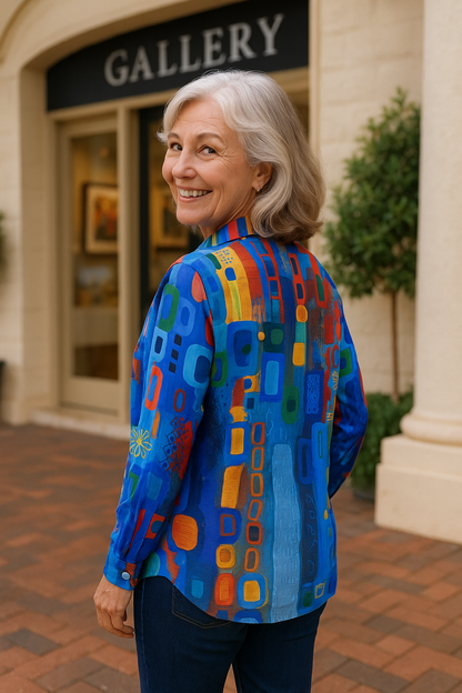 Smocked Edna for women | Artistic blouse