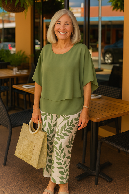 Twinned Elegant two-piece set for women | Rosalind