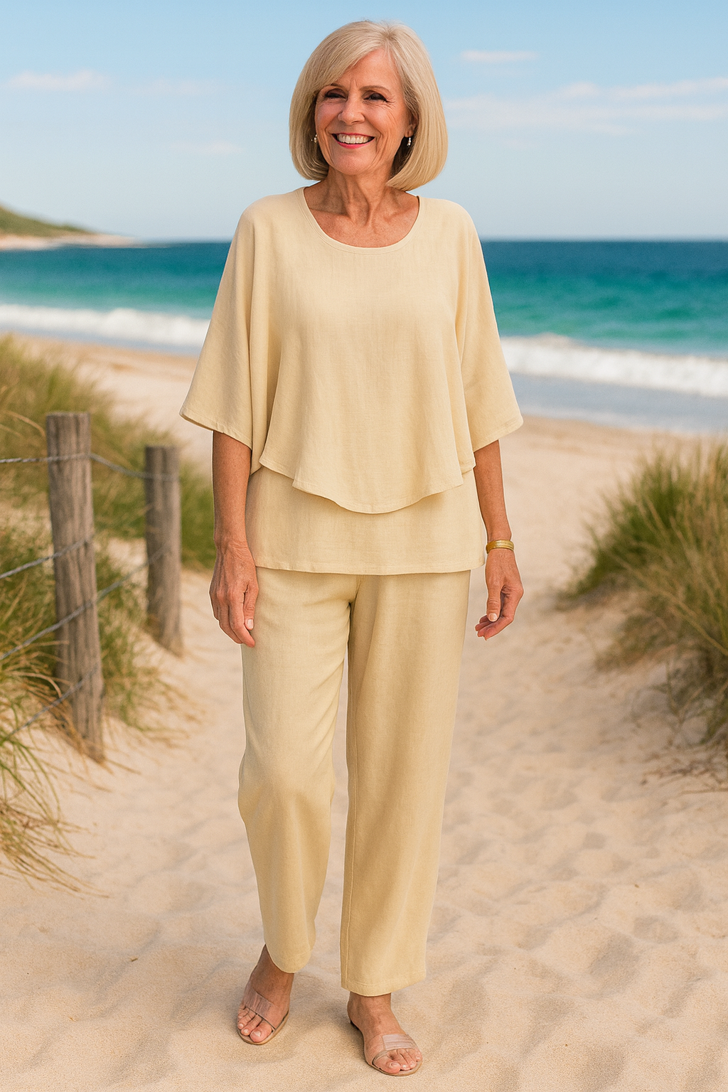 Twinned Elegant two-piece set for women | Rosalind