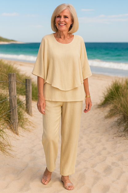 Twinned Elegant two-piece set for women | Rosalind