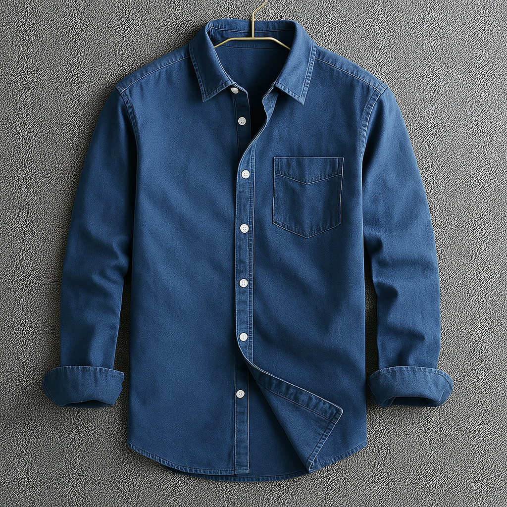 Classic relaxed everyday shirt for men | Elmor -3