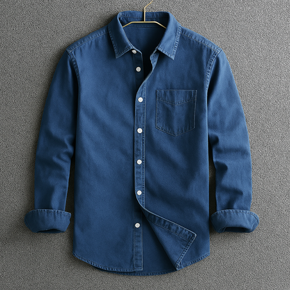 Classic relaxed everyday shirt for men | Elmor -3