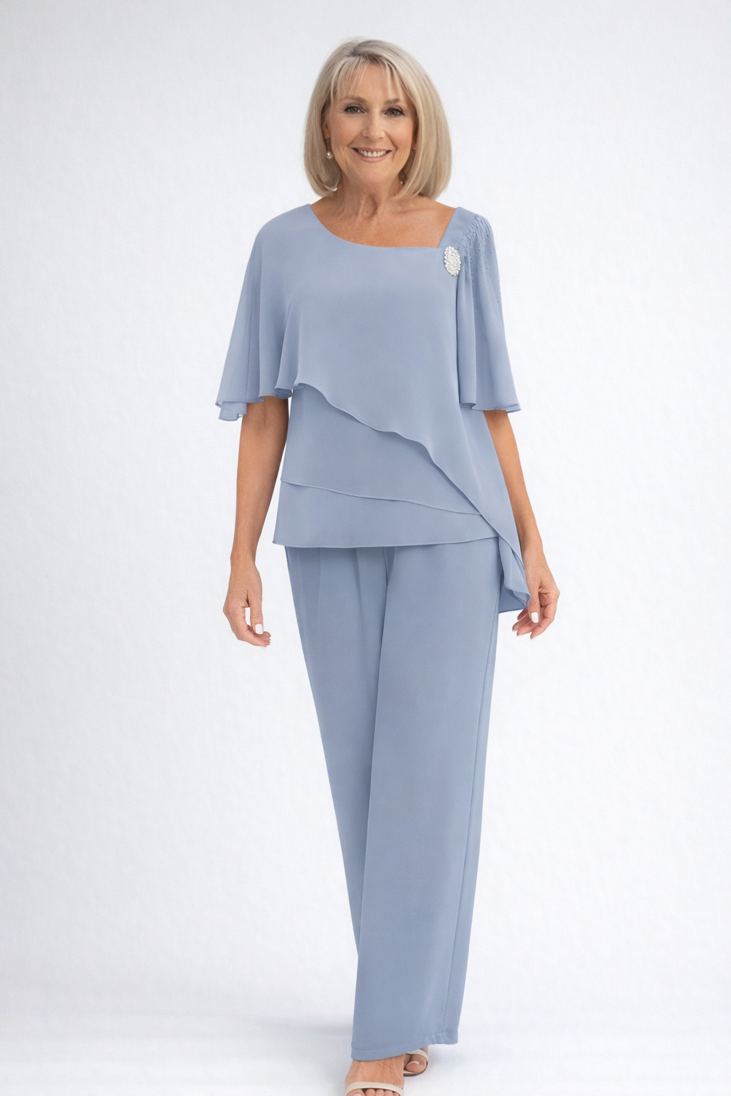 Elegant formal two-piece tailored set for women | Beatrice -1