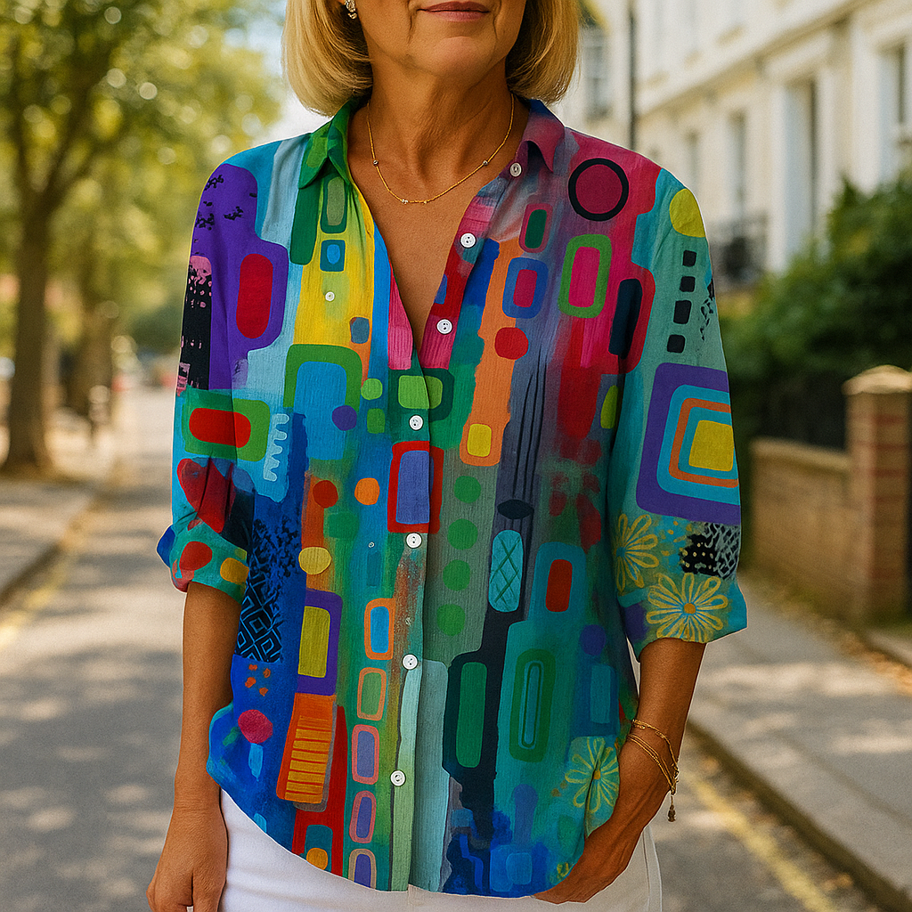 Relaxed Chic blouse with elegant silhouette for women | Aurélie