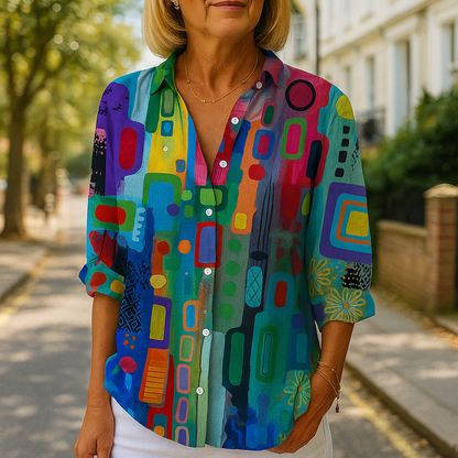 Relaxed Chic blouse with elegant silhouette for women | Aurélie