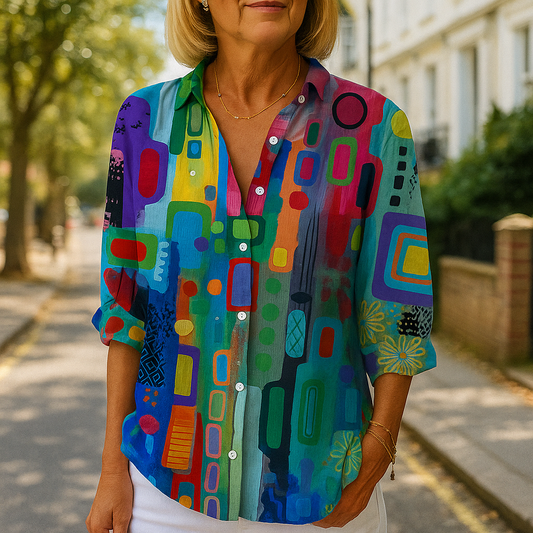 Relaxed Chic blouse with elegant silhouette for women | Aurélie