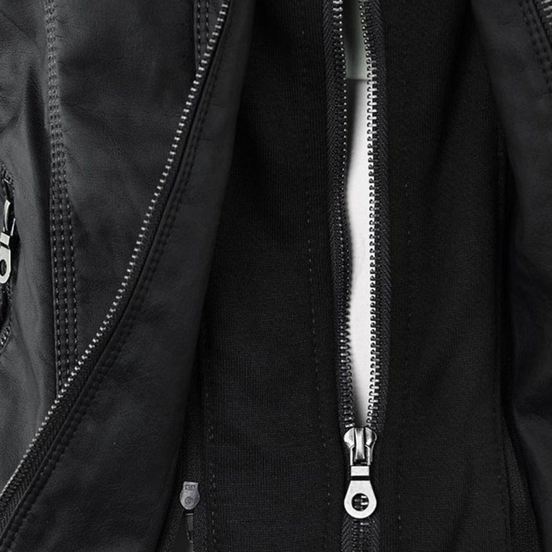 Durable elegant leather jacket for women | Sophie -15