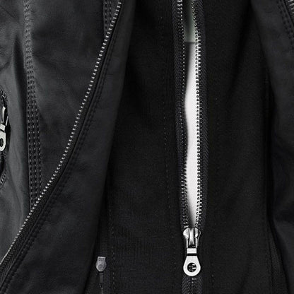 Durable elegant leather jacket for women | Sophie -15