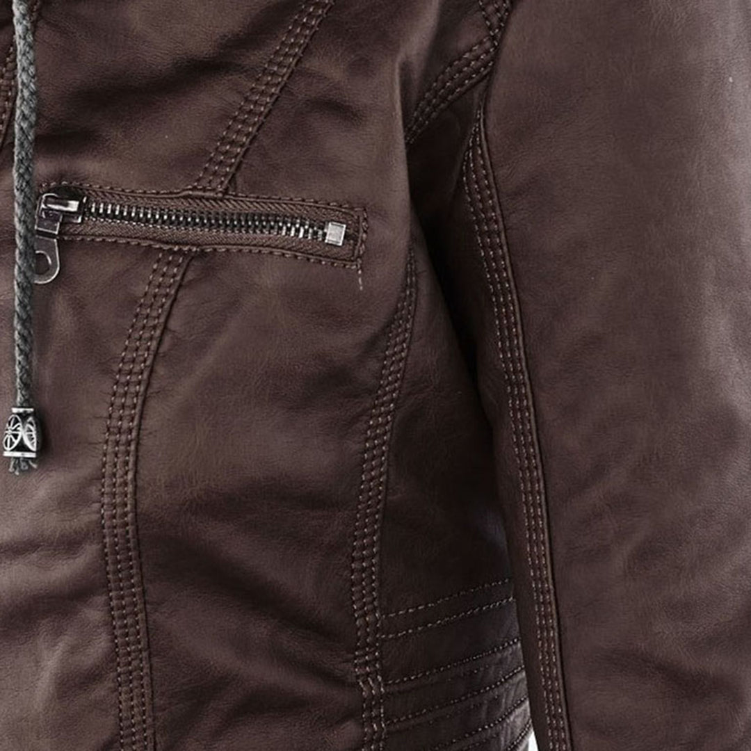 Durable elegant leather jacket for women | Sophie -19