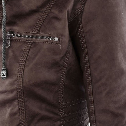 Durable elegant leather jacket for women | Sophie -19
