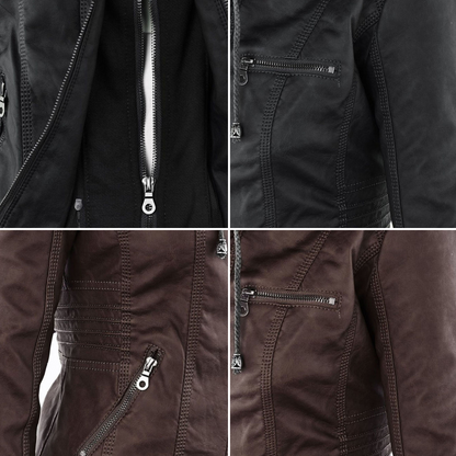 Durable elegant leather jacket for women | Sophie -20