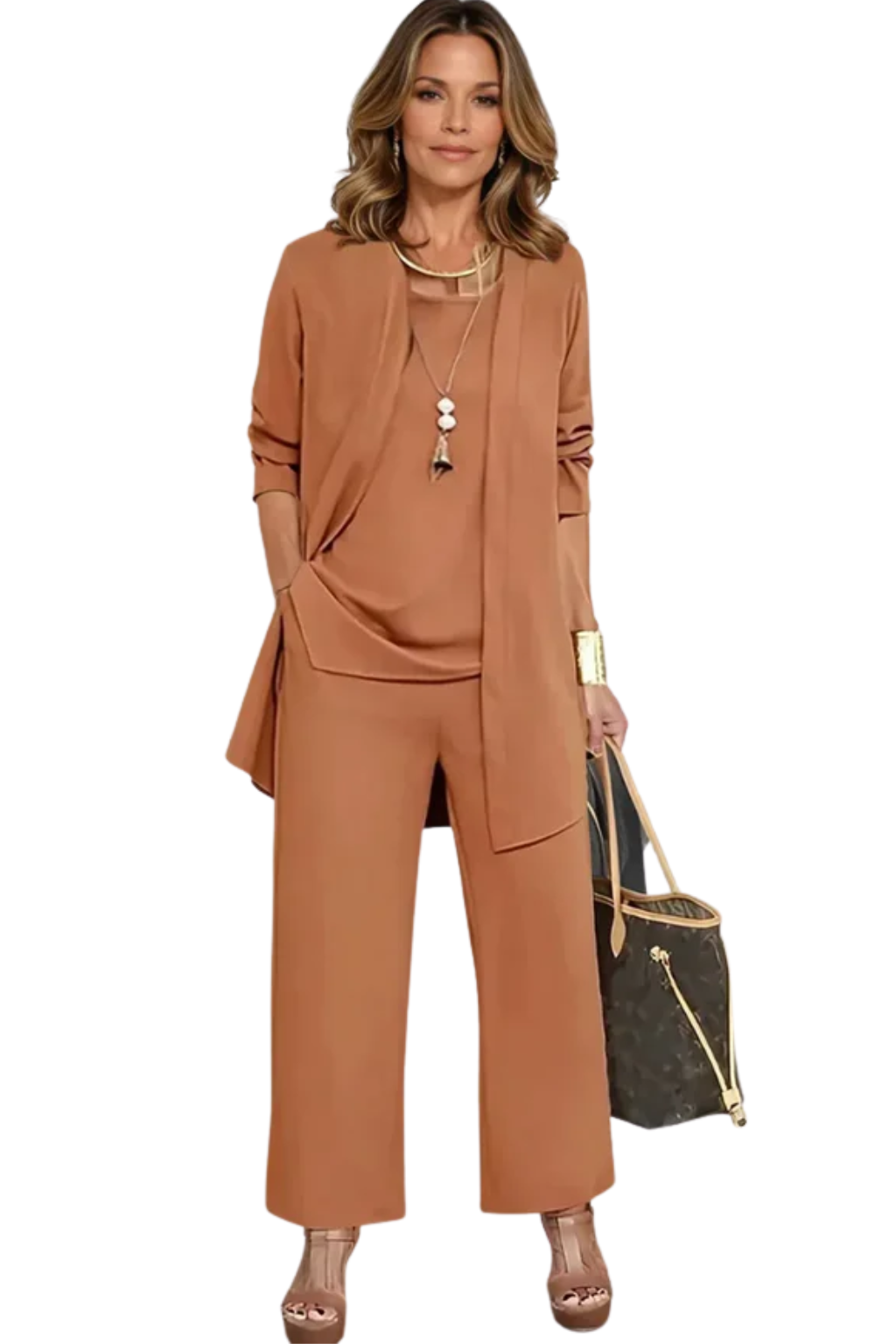 Elegant formal three-piece tailored set for women | Waverly -2