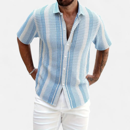 Festive Button-front shirt for warm days for men | Elias