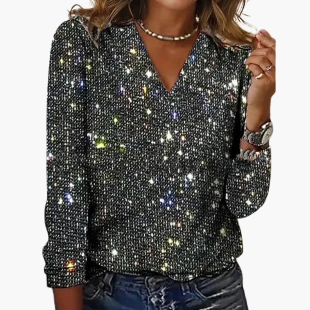 Soft textured v-neck cardigan for women -3
