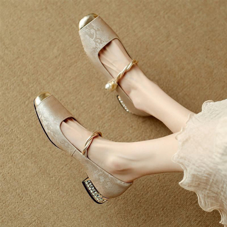 Classic everyday leather pumps for women | Naila -14