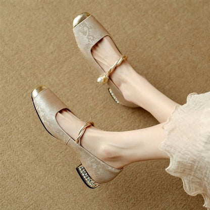 Classic everyday leather pumps for women | Naila -14