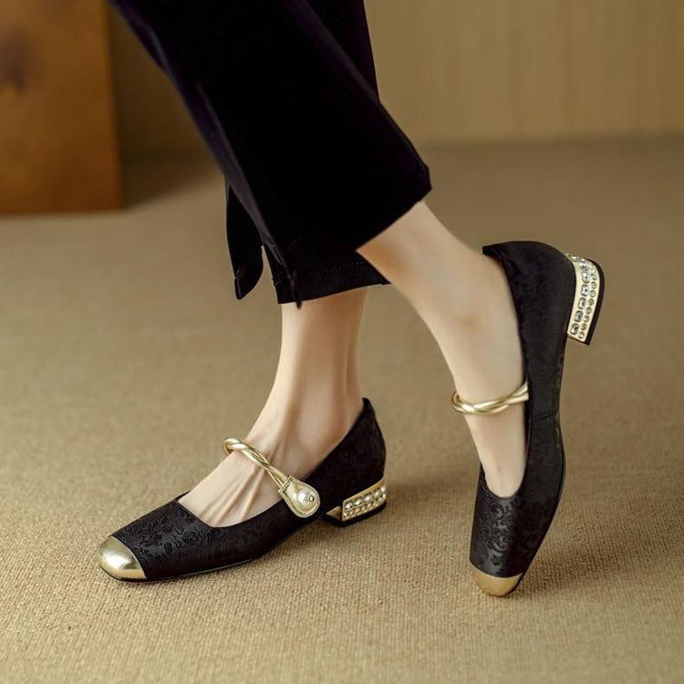 Classic everyday leather pumps for women | Naila -7