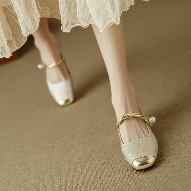 Classic everyday leather pumps for women | Naila -17