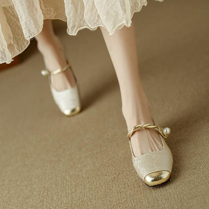 Classic everyday leather pumps for women | Naila -17