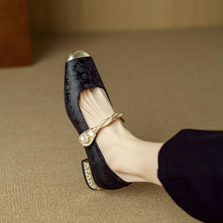 Classic everyday leather pumps for women | Naila -9