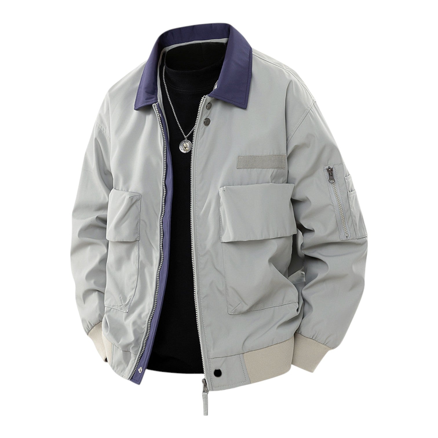 Classic relaxed everyday bomber jacket for men | Colton -3
