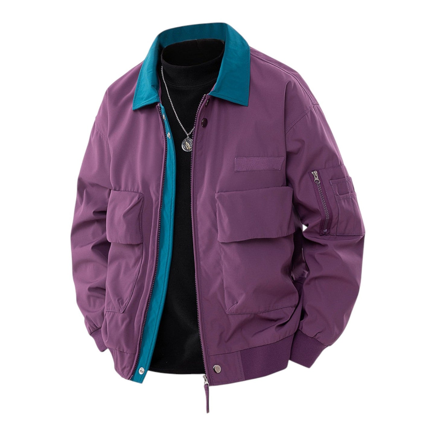 Classic relaxed everyday bomber jacket for men | Colton -2