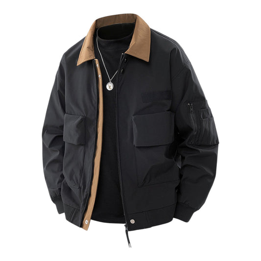 Classic relaxed everyday bomber jacket for men | Colton -1